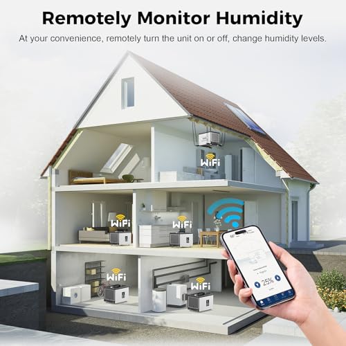 ALORAIR Smart Wi-Fi 70 Pints Crawlspace Dehumidifier - Image 4
