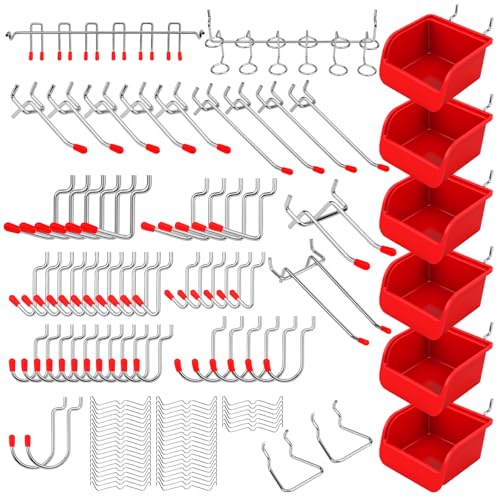 Ultimate 121-Piece Pegboard Hooks Set, Pegboard | Home Organization - Image 2
