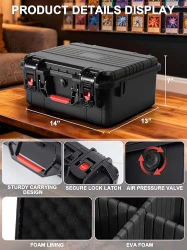 Graded Card Storage Box,Trading Card Storage Box with 6 - Image 4