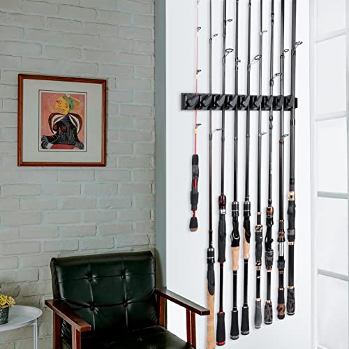 PLUSINNO V9 Fishing Rod Holder, Wall Mount Fishing Pole Holder - Image 3