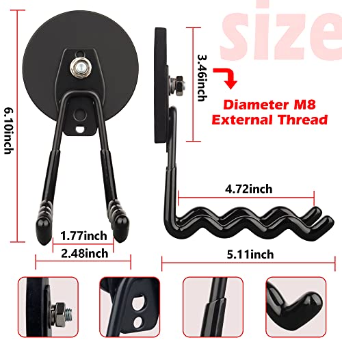 Uni-Mag Heavy Duty Magnetic Wave Hooks,Power Tool Organizer - Image 3