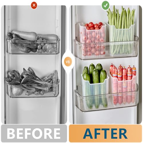 Clear Crystal Freezer Storage Bins - S/L Plastic Storage Bins - Image 4