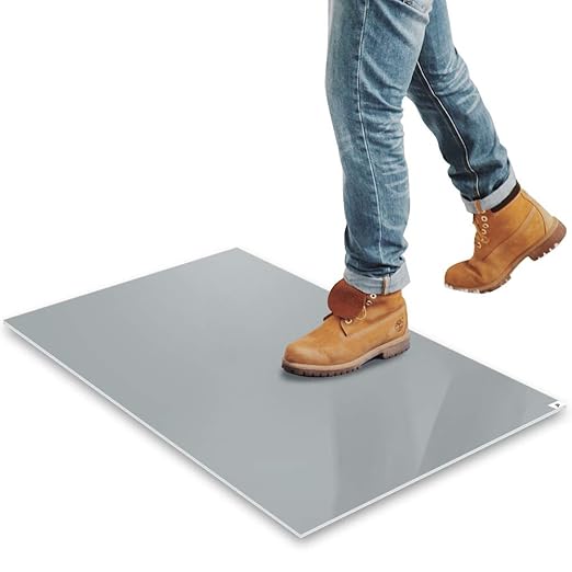 SATECH Sticky/Tacky/Adhesive Mat 24" x 36" Grey (Case of 4 Mats,30 Sheets Each) for Cleanroom Laboratory Hospital Construction Pets