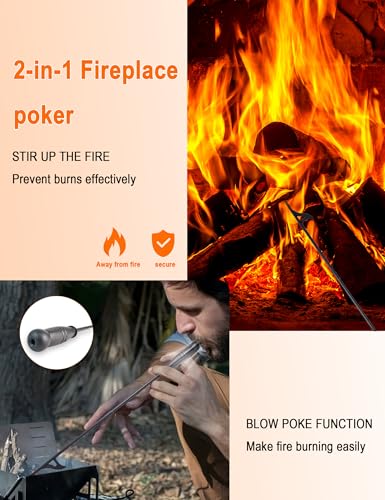 Fireplace Tools 5 Pcs 31.5In Fireplace Tool Set Indoor - Image 5