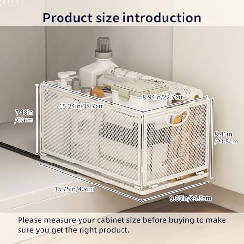 Pull Out Cabinet Organizer, No Drill Adhesive Slidin | All Products - Image 6