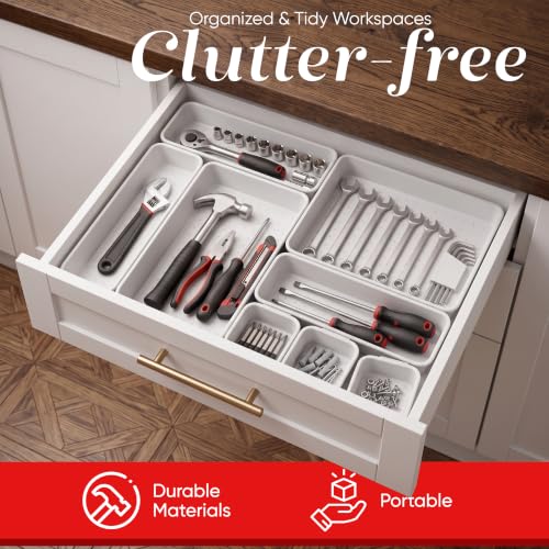 Masirs Interlocking Drawer Organizer Bins - Image 6