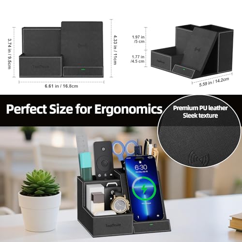 Wireless Charger with Desk Organizer, Multifunctiona | All Products - Image 5