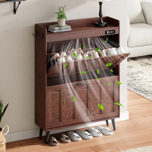 ChooChoo Shoe Storage Cabinet with 2 Flip Drawers an | Home Organizati - Image 3