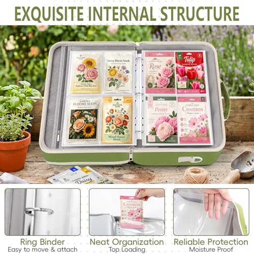 Seed Storage Organizer Binder, Seed Holder Organizer - Image 5