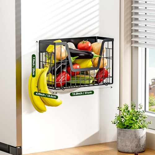 Magnetic Shelf for Fridge, Fruit Basket Magnet Shelves - Image 4