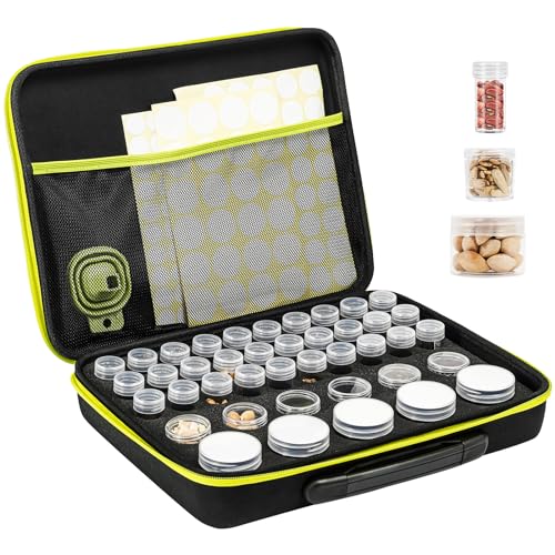 ProCase 41-Slot Seed Storage Organizer Box with Bottles - Image 2