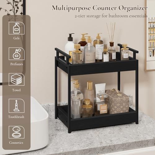 Bathroom Countertop Organizer, 2 Tier Bathroom Counter Shelf - Image 5