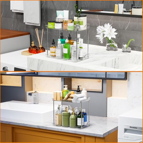 Yieach Clear Acrylic Bathroom Counter Organizers - Image 4