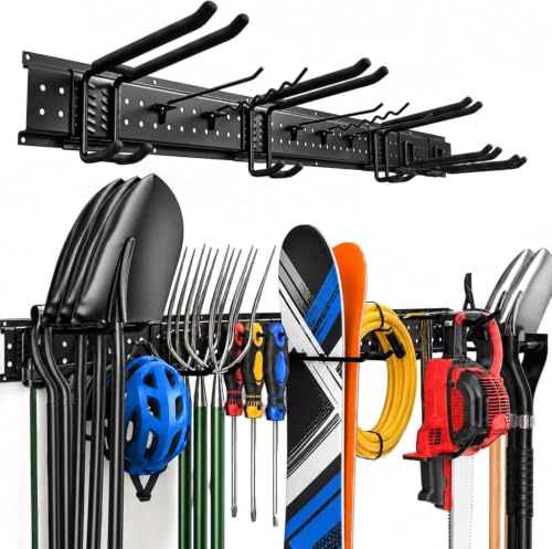 49.5"Garage Tool Organizer Wall Mount - 400 lbs Garden - Image 2