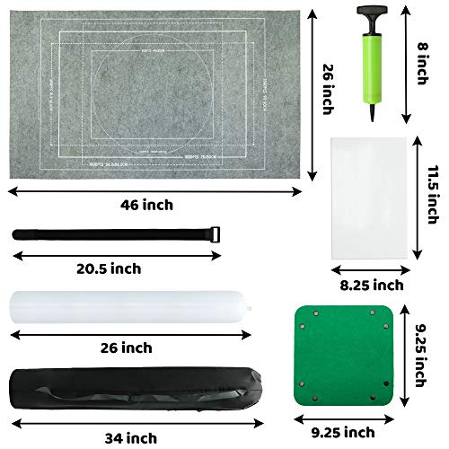 Portable Puzzle Mat Roll Up - with 9 Glue Sheets, Sorting Trays - Image 5
