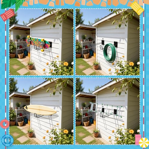 MUOUAKATE 3 Pcs Pool Float Storage Holder, 17.3 Inch Wall - Image 8