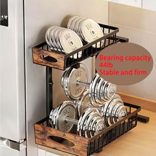 Adjustable Under Sink Organizer, 2-Tier Pull Out Cab | All Products - Image 5