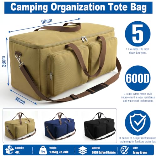 35.4 In Large Camping Tent Storage Bag,Thick 600D Oxford - Image 3