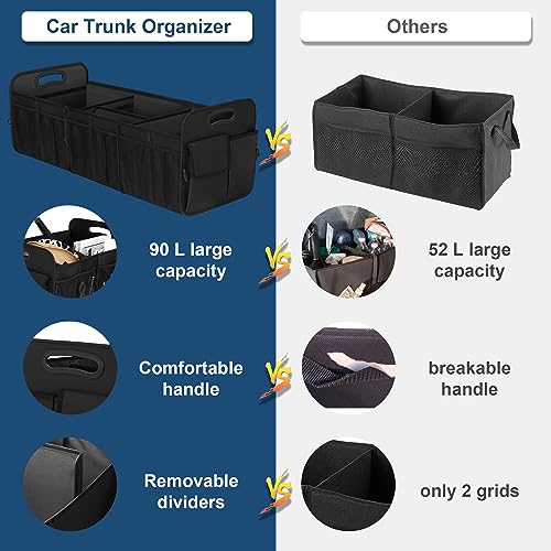 Large Capacity Trunk Organizer, Waterproof Car Accessory - Image 3