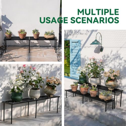 Metal Plant Stand Outdoor Indoor,Rust-proof Aluminum Display Rack - Image 4