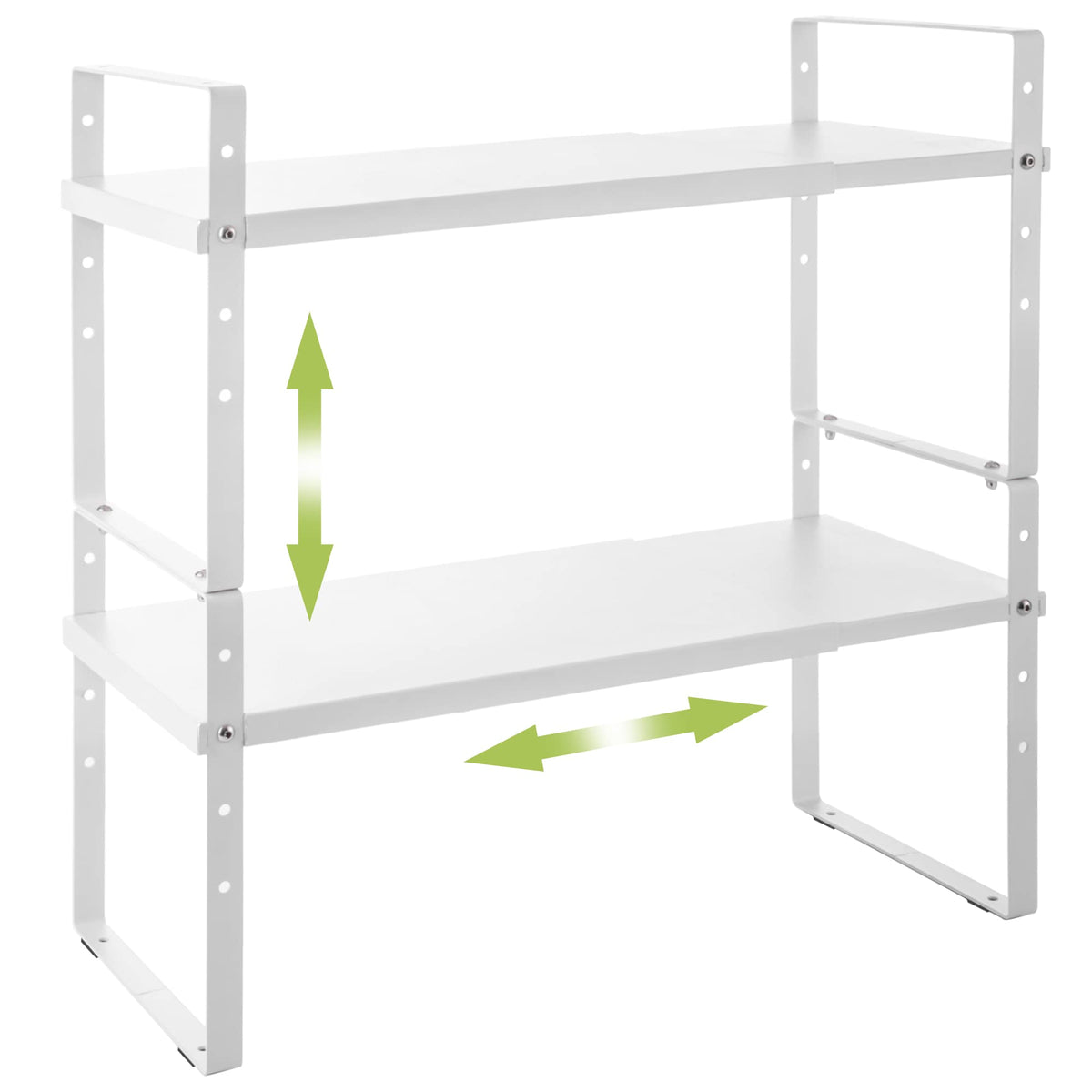 Across-Star Expandable Cabinet Shelf Organizer Rack, - Image 1