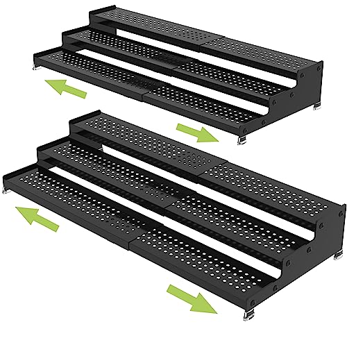 Jojocross Metal Spice Rack Organizer for Cabinet, 3 Tier - Image 2