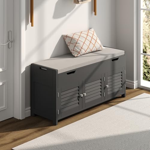 ChooChoo Shoe Storage Bench with Lift Top Storage & - Image 2