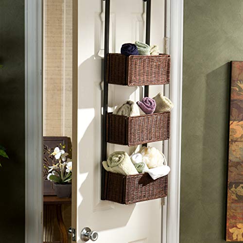 SEI Furniture Cortovo Over-The-Door 3-Tier Basket Storage - Image 6