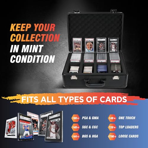 Graded Card Storage Case – Fits 180+ PSA, GMA - Image 4