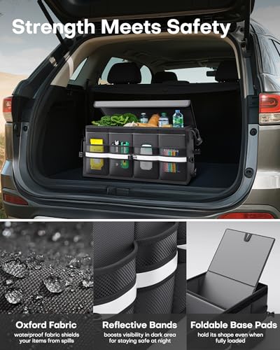 HOTOR Car Trunk Organizer - Foldable Car Storage for SUV - Image 6