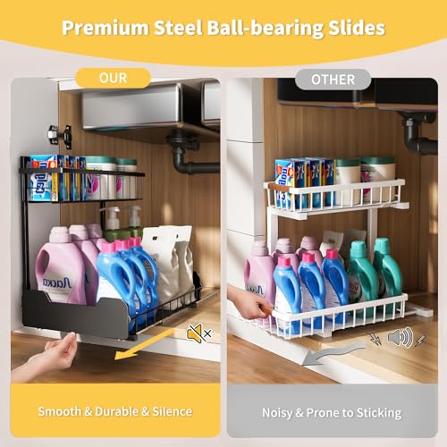 PureBox Under Sink Organizer, 2-Tier L-Shaped Pull O | All Products - Image 4