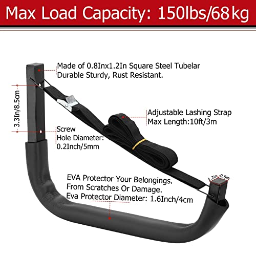 Kayak Storage Racks, Canoes Garage Storage Hooks - Image 4