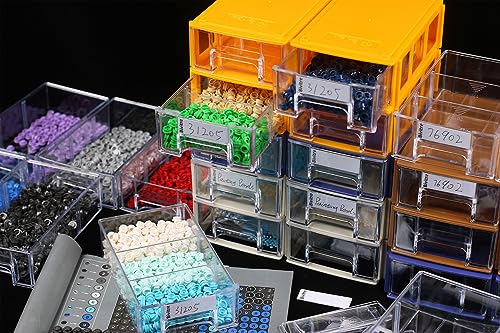 Stackable Storage Drawers Set of 20 with Dividers and Paper - Image 3