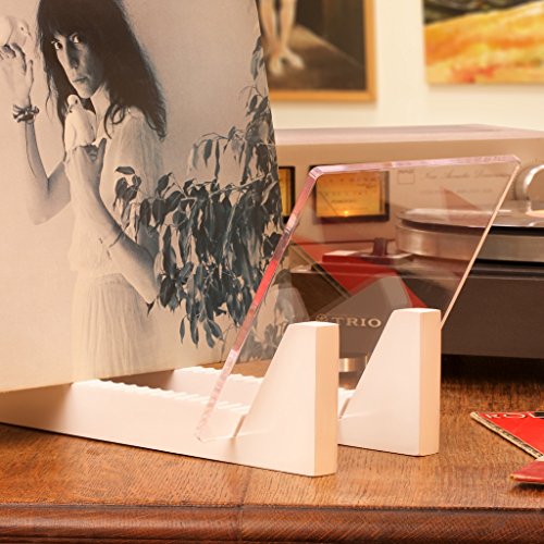 Vinyl Record Storage - Solid Wood with Crystal Clear - Image 6