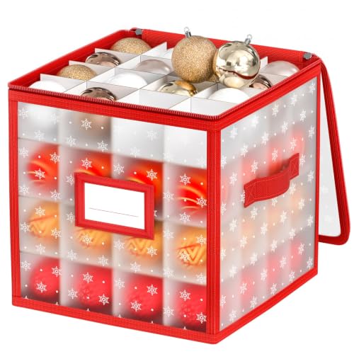 Christmas Ornament Storage Box, 64 Ball Container | Home Organization - Image 2