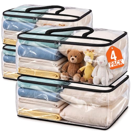 SpaceTrove Clear Storage Bags, 4-Pack Under Bed and Closet - Image 2