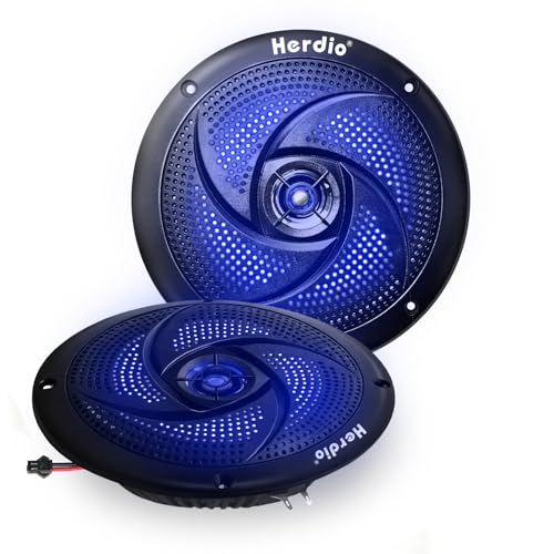 Herdio 6.5 Inch 240W Waterproof Marine Speakers - 2 Way Weather - Image 2