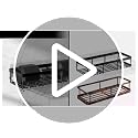 Moforoco Shower Caddy Shelf Organizer Rack, Self Adhesive Black - Image 8
