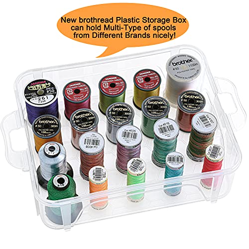 New brothread 4 Layer Stackable Clear Storage Box Organizer - Image 5