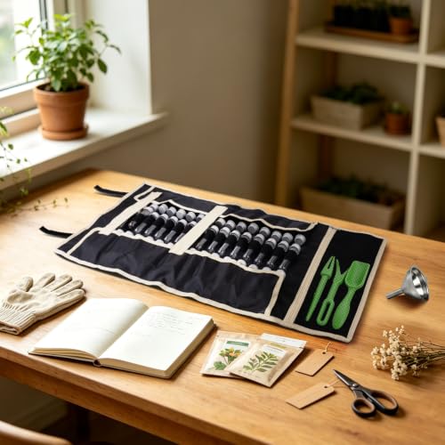 Seed Storage Organizer with 48 Reusable 38ml Bottles &160 - Image 3