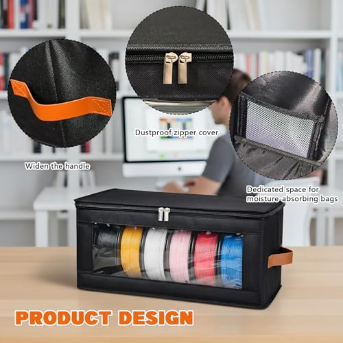 3 Pack 3D Printer Filament Storage Box Container for | All Products - Image 7