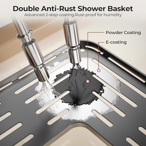 Orimade Rustproof 3 Tier Floor Standing Corner Showe | All Products - Image 5