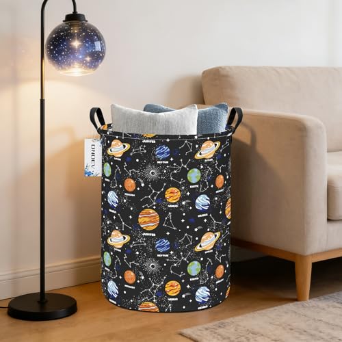 Round collapsible Solar System planet Laundry Hamper | All Products - Image 7