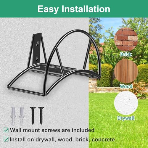 TomCare Garden Hose Holder Wall Mount, 150FT Capacity - Image 6