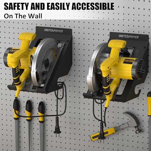 UNITEDPOWER Circular Saw Holder, Wall Mount Storage Rack - Image 7