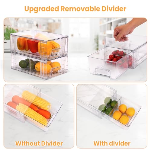 6 Pack Stackable Storage Drawers,Plastic Organizers | All Products - Image 8