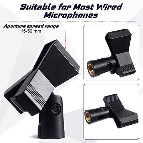 4 Pcs Mic Clips with 4 Adjustable Adapters, Mic Clip 5/8" to 3/8" - Image 6