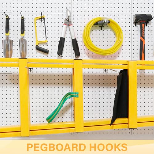 50PC 12" Pegboard Hooks for 1/4" Peg Board - Image 7