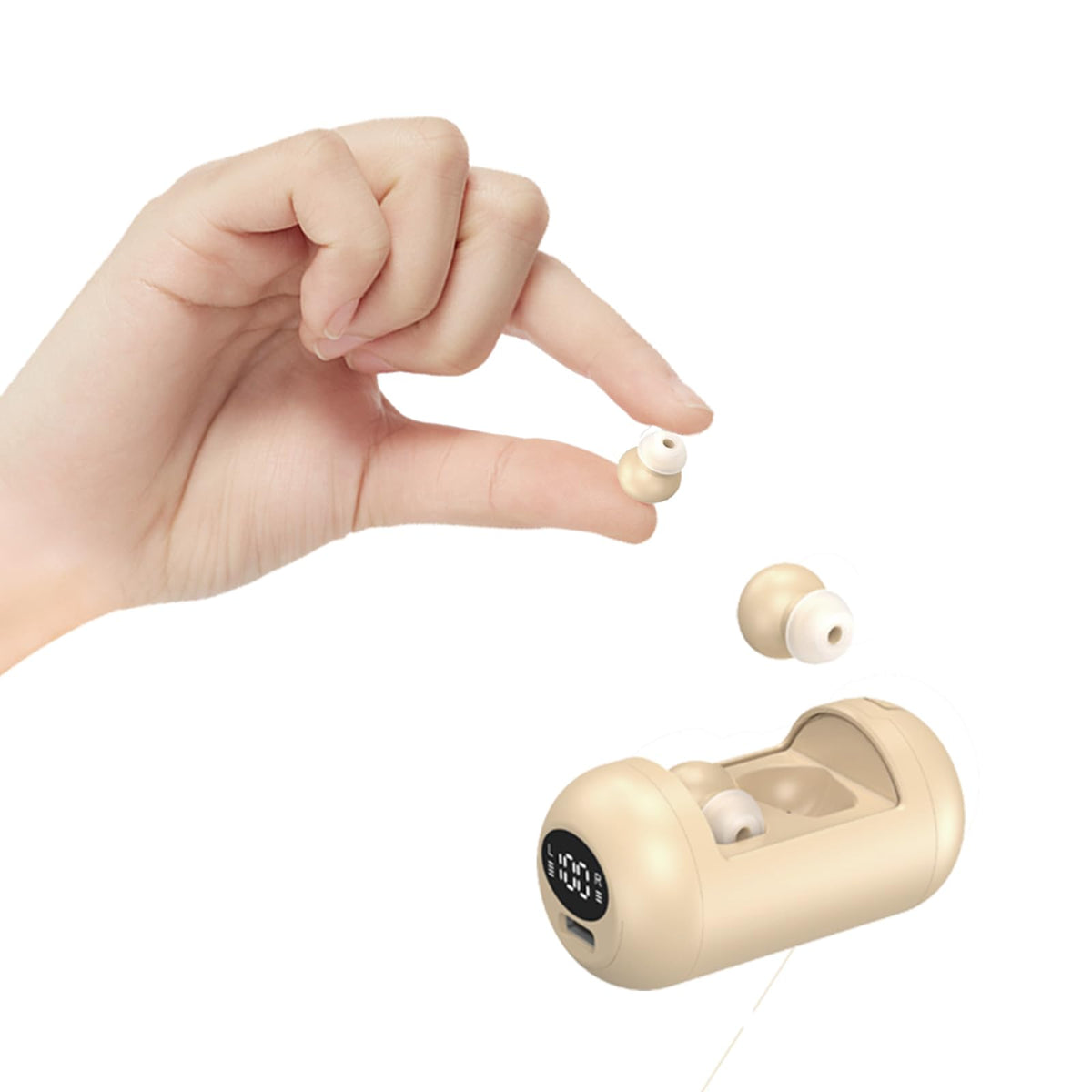 Xmenha Discreet Small Mini Earbuds Wireless Bluetooth - Image 1