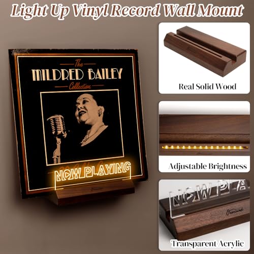 Onmiwod Light Up Now Playing Vinyl Record Stand Wall - Image 5